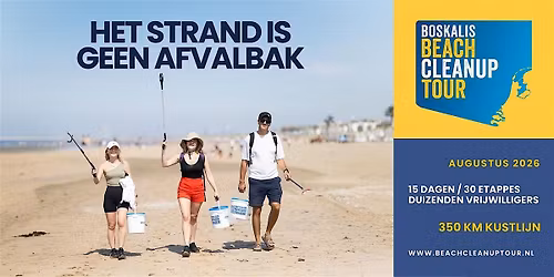Beach Cleanup Tour 2026 – Schoonmaken aan het Strand bij Nautilus — Sport in Alkmaar