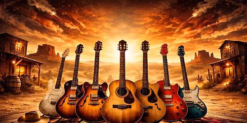 FIVE GREAT GUITARS + Eric Vaarzon Morel en Mart Hillen – The Magnificent Seven — uitgaan in Alkmaar