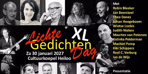 LICHTEGEDICHTENDAG XL – middagvoorstelling — Theater in Alkmaar