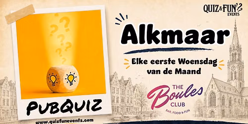 PubQuiz september | Alkmaar