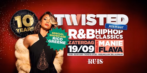 TWISTED – 10 YEARS — Muziek in Alkmaar