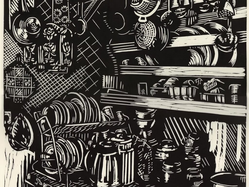 Expositie grafische keukens en verlaten gebouwen in Alkmaar