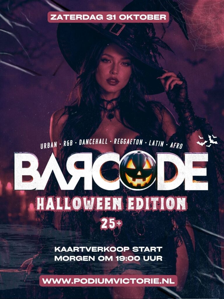 Barcode Halloween 25+ in Alkmaar