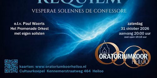 ORATORIUMKOOR HEILOO – Requiem en Vesperae Solennes de Confessore — Muziek in Alkmaar