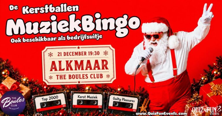 De Kerstballen Muziekbingo Alkmaar — Muziek in Alkmaar